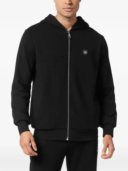 Hoodie Philipp Plein μαύρο