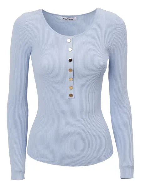 Influencer Pulover albastru