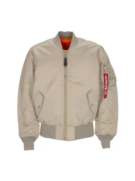 Kurtka bomber Alpha Industries dwustronny retro beżowy