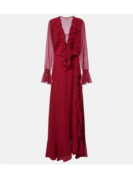 Rochie maxi Bananhot cu volane