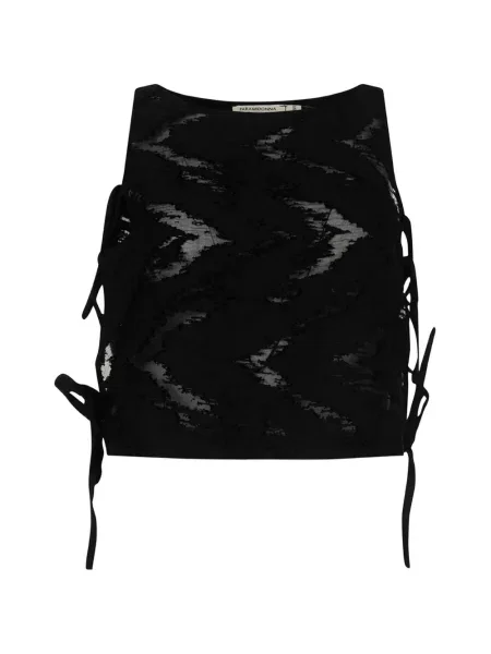 Top Paramidonna cu legături negru