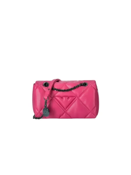 Portfel Emporio Armani skórzany różowy