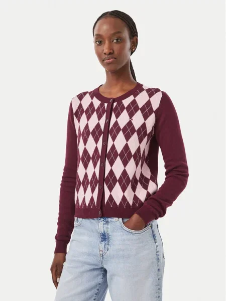 Tommy Jeans Kardigan rot fioletowy