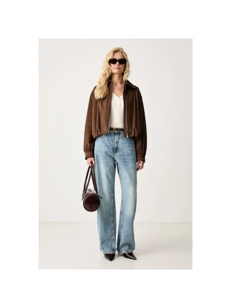 Patrizia Pepe jeansy relaxed fit niebieskie