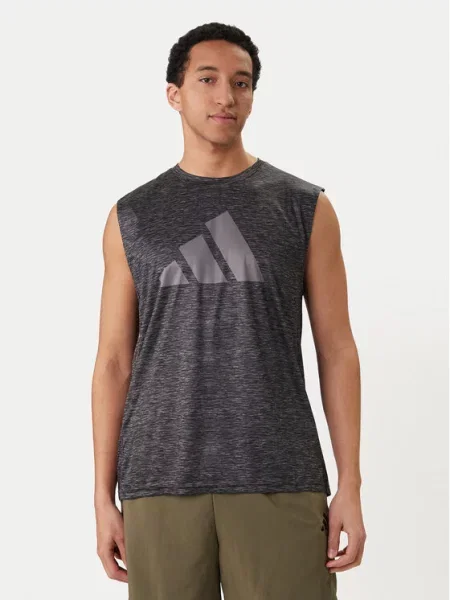 Adidas Тениска от техническо трико Workout Essentials Brandlove сив