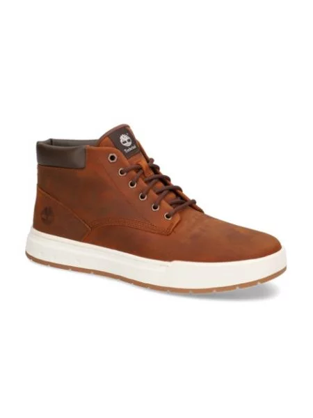 Kožené tenisky Timberland hnědé