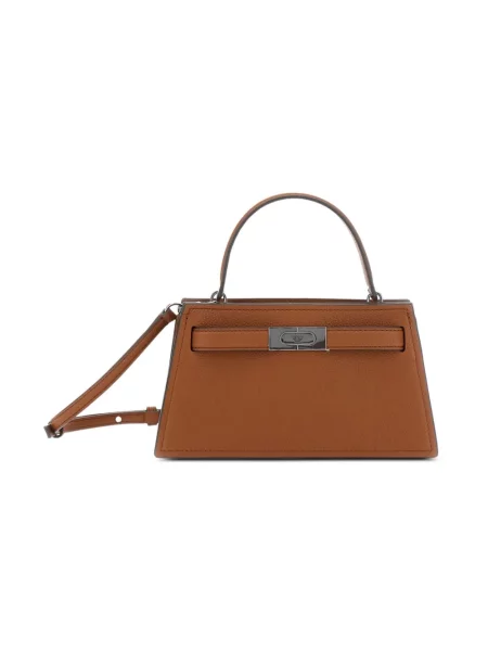 Torebka Tory Burch skórzana brązowa