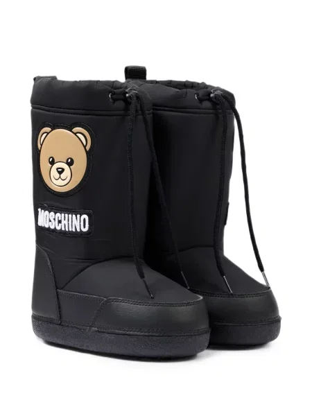 Botki dziecięce Moschino czarne
