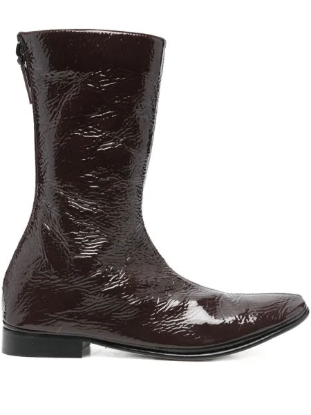 Botine Alberta Ferretti maro