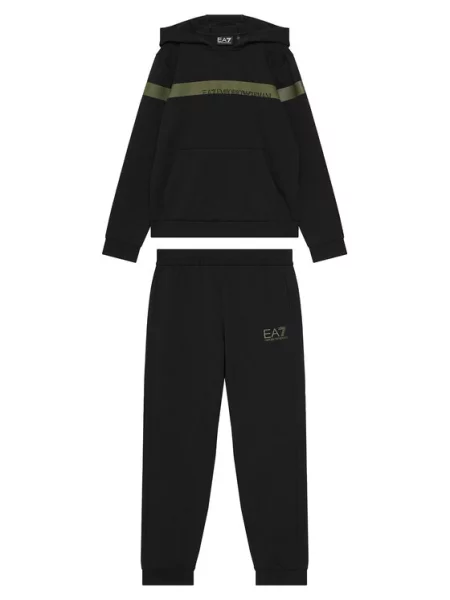 Детский спортивный костюм Ea7 Emporio Armani черный