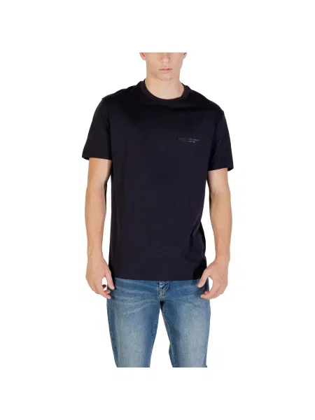 Tricou Eax albastru