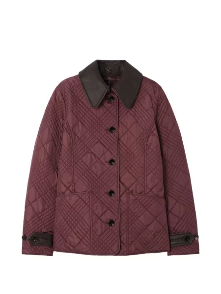 Matlasat geacă Burberry roșu