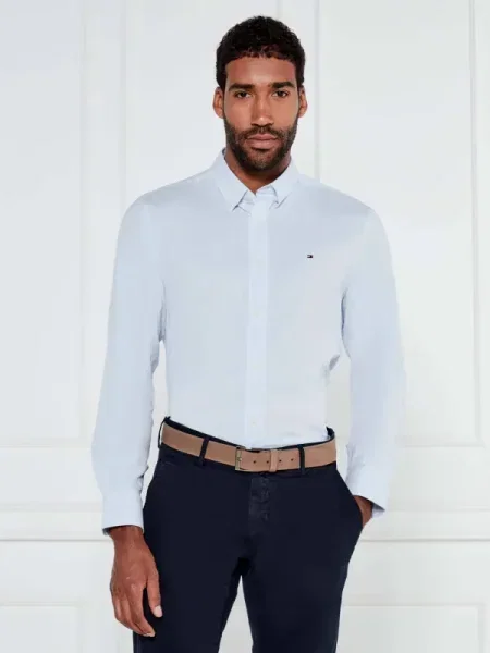 Tommy Hilfiger Cămașă Perfomance albastru