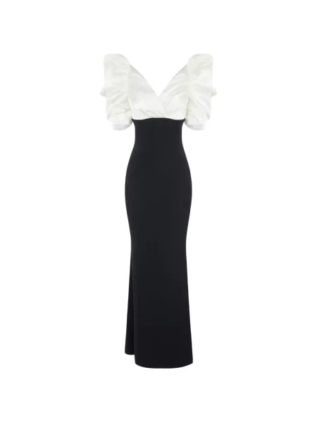 Ușor rochie Elisabetta Franchi negru