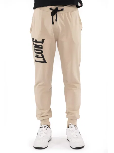 Spodnie Leone Apparel beżowe
