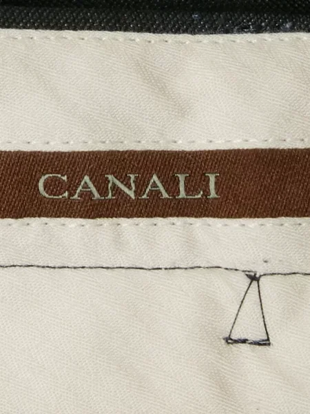 Costum Canali cu rever albastru