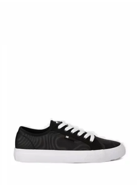 Top Dc Shoes cu șireturi din dantelă negru