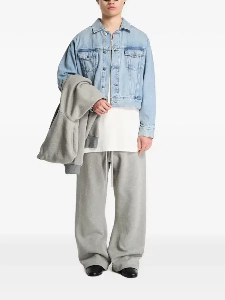 Класическо дънково яке Fear Of God Essentials синьо