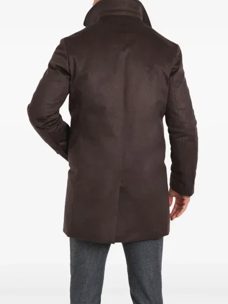 Palton Norwegian Wool de lână maro