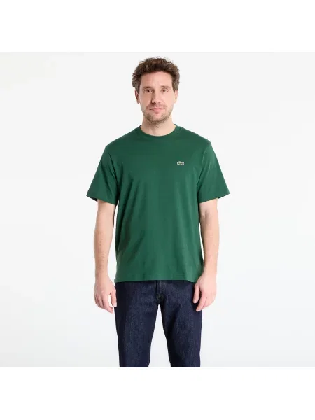 Cămașă Lacoste cu autograf clasică verde