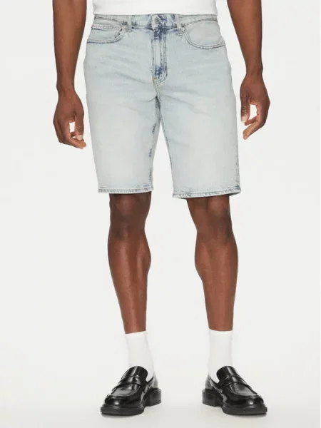Τζιν σορτσάκια Calvin Klein Jeans μπλε