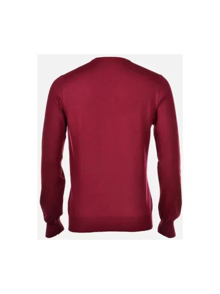 Sweter Gran Sasso wełniany czerwony