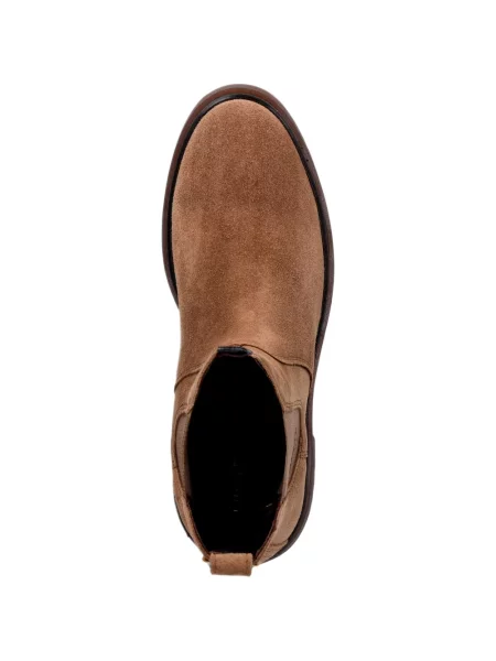 Botine chelsea Gant din piele de căprioară maro