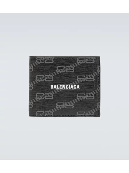 Portofel Balenciaga din piele negru