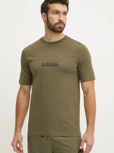 ADIDAS SPORTSWEAR Tricou funcțional Essentials oliv negru