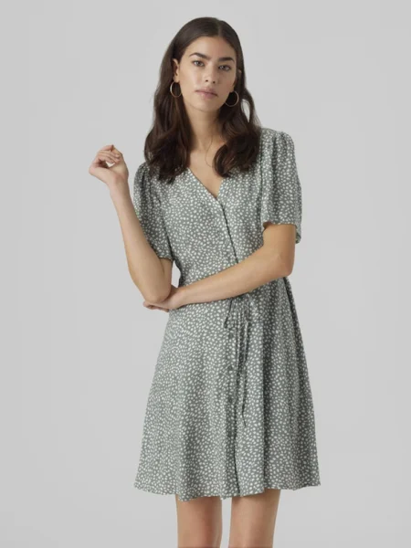 VERO MODA Ingruhák ALBA pasztellzöld / fehér zöld