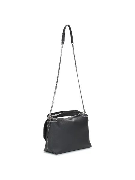 Tašky Lancel NINON SOFT DE LANCEL L FLAP BAG čierna