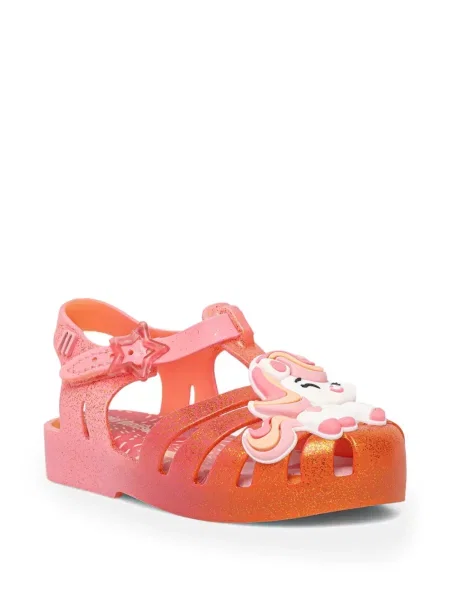 Sandały dziecięce Mini Melissa pomarańczowe