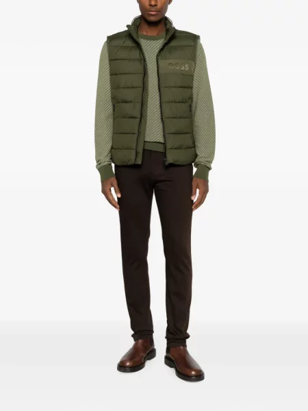 Pantaloni Boss cu 5 buzunare maro