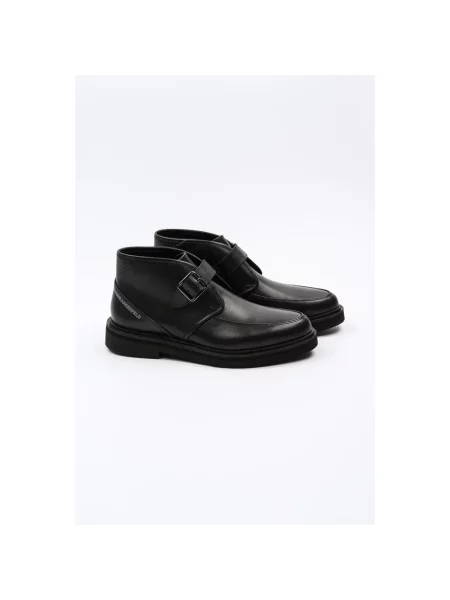 Karl Lagerfeld buty skórzane KARNABY czarny