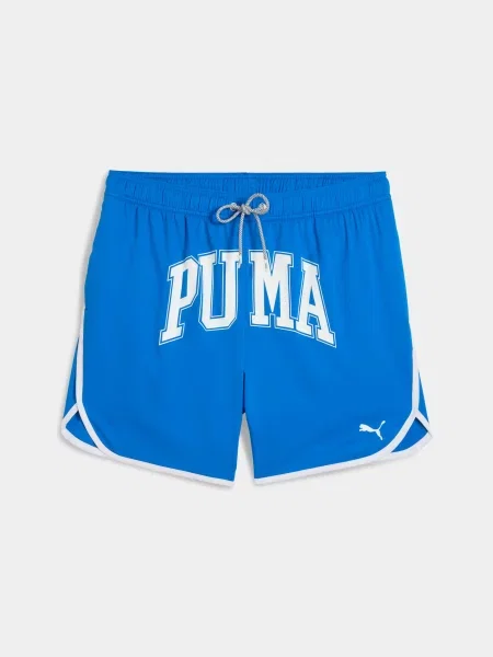 Шорти для плавання PUMA Swim Track Mid Shor комбінований верх синій