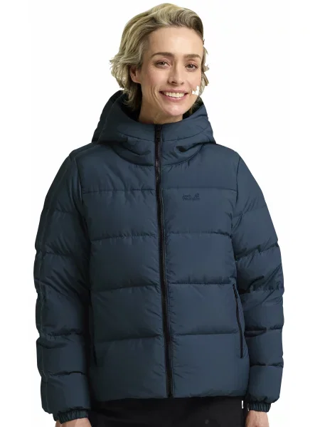 Пуховик Jack Wolfskin Frozen palace jkt w rds синій