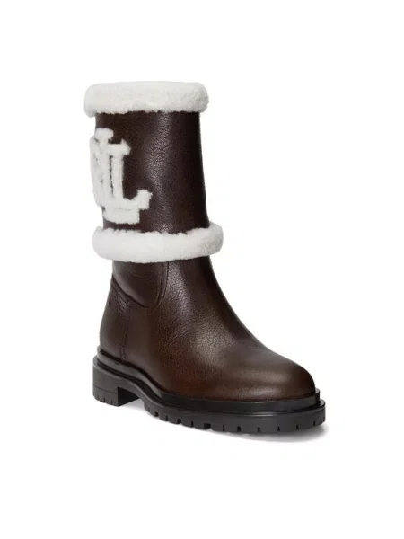 Škornji Lauren Ralph Lauren rjava