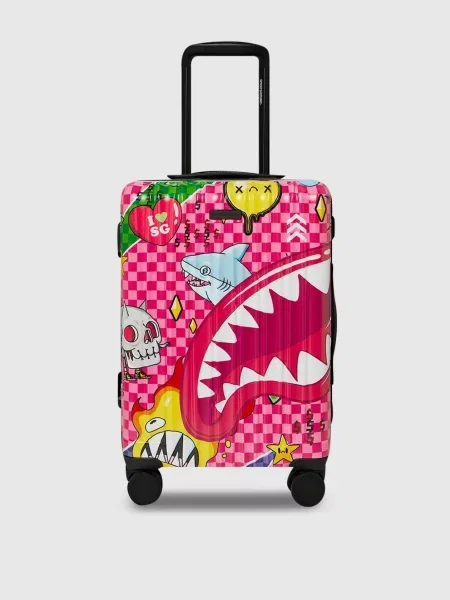 Детский чемодан Sprayground розовый