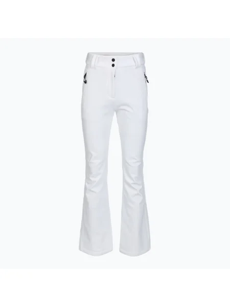 Pantaloni de schi pentru femei Emporio Armani Ski Kitzbuhel High Waisted Softshell white alb