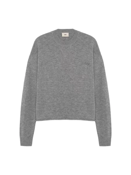 Sweter Autry wełniany szary