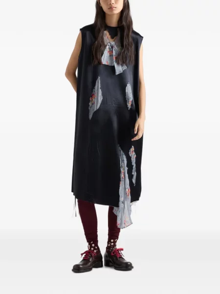 Rochie Prada din satin negru