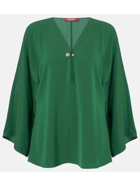 Bluză Max Mara de cristal verde