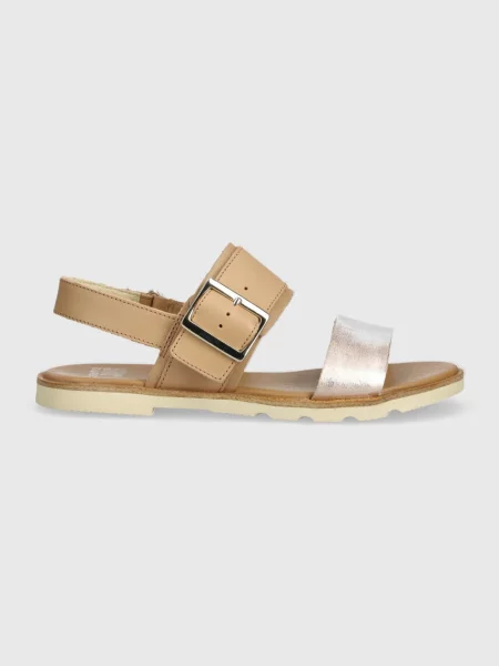 Кожени сандали Sorel ELLA III SLINGBACK бежово