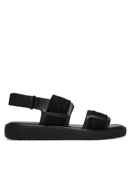 Sandale Calvin Klein Sq Molded Sandal Webb negru