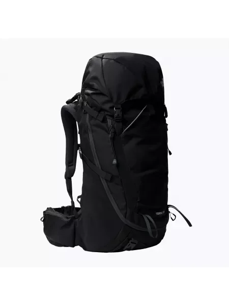 The North Face Terra 55 l fekete/aszfalt szürke trekking hátizsák. Méret: L-XL l fekete