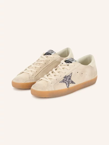 Golden Goose Sneakersy Super-Star světle / krémová šedá