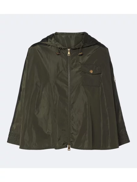 Geacă Moncler cu glugă verde