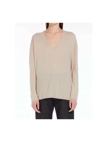 Sweter Max Mara beżowy