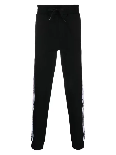 Pantaloni Moschino cu imagine negru