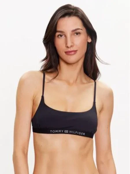 Tommy Hilfiger Sutien de baie negru